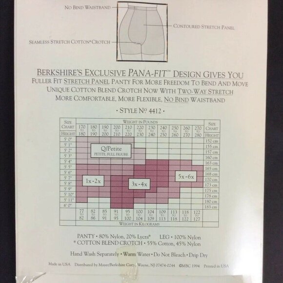 Berkshire Shimmers Pantyhose Queen 1X-2X Silver Control Top Sandalfoot 4412 - Picture 5 of 6